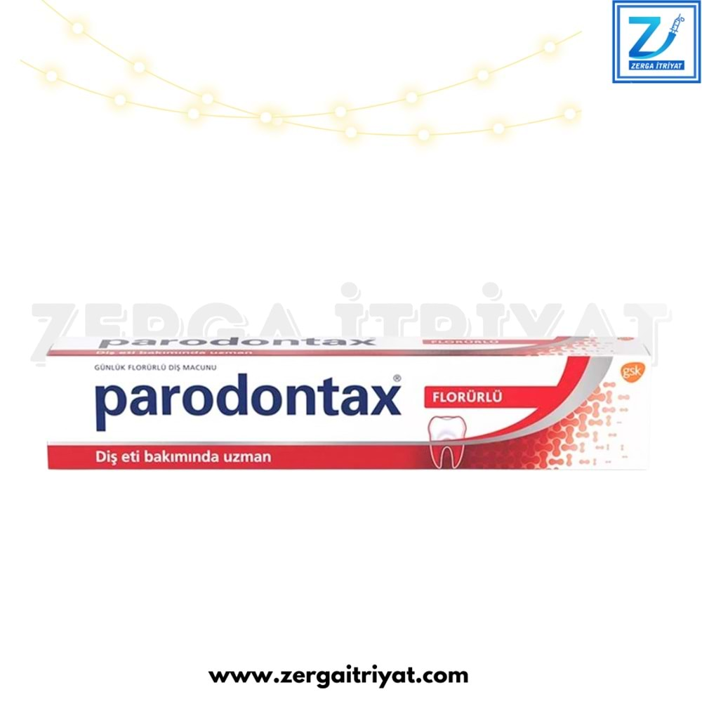 PARODONTAX FLORÜRLÜ DİŞ MACUNU GELİŞTİRİLMİŞ TAT 75 ML