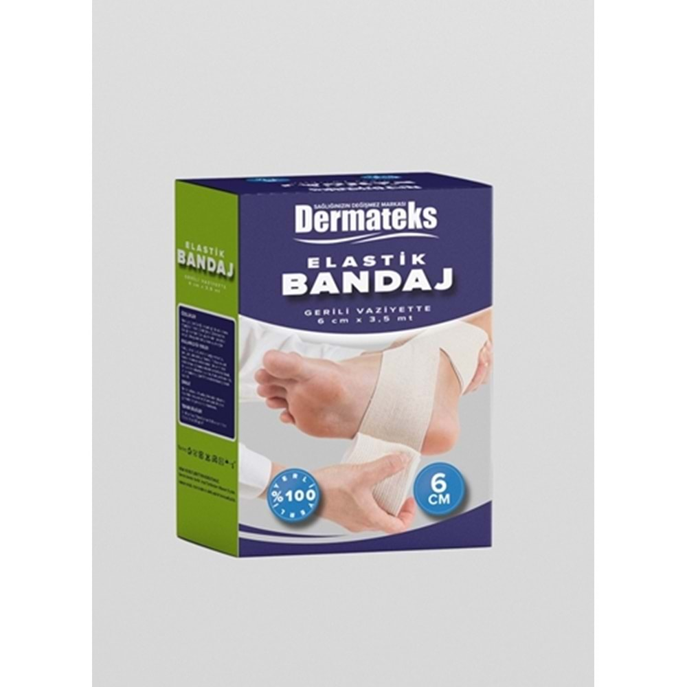 DERMATEKS ELASTİK BANDAJ 6CM X 3,5 MT