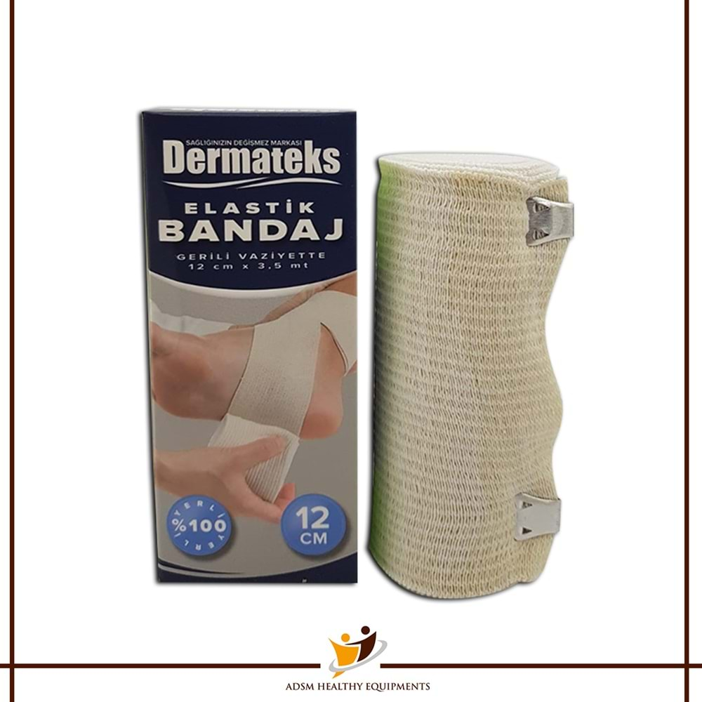 DERMATEKS ELASTİK BANDAJ 12CM X 120CM