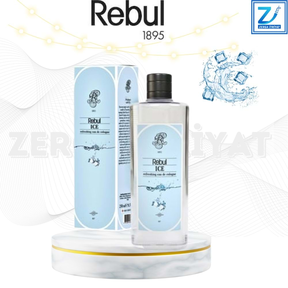 REBUL KOLONYA ICE 250 ML ( CAM ŞİŞE )