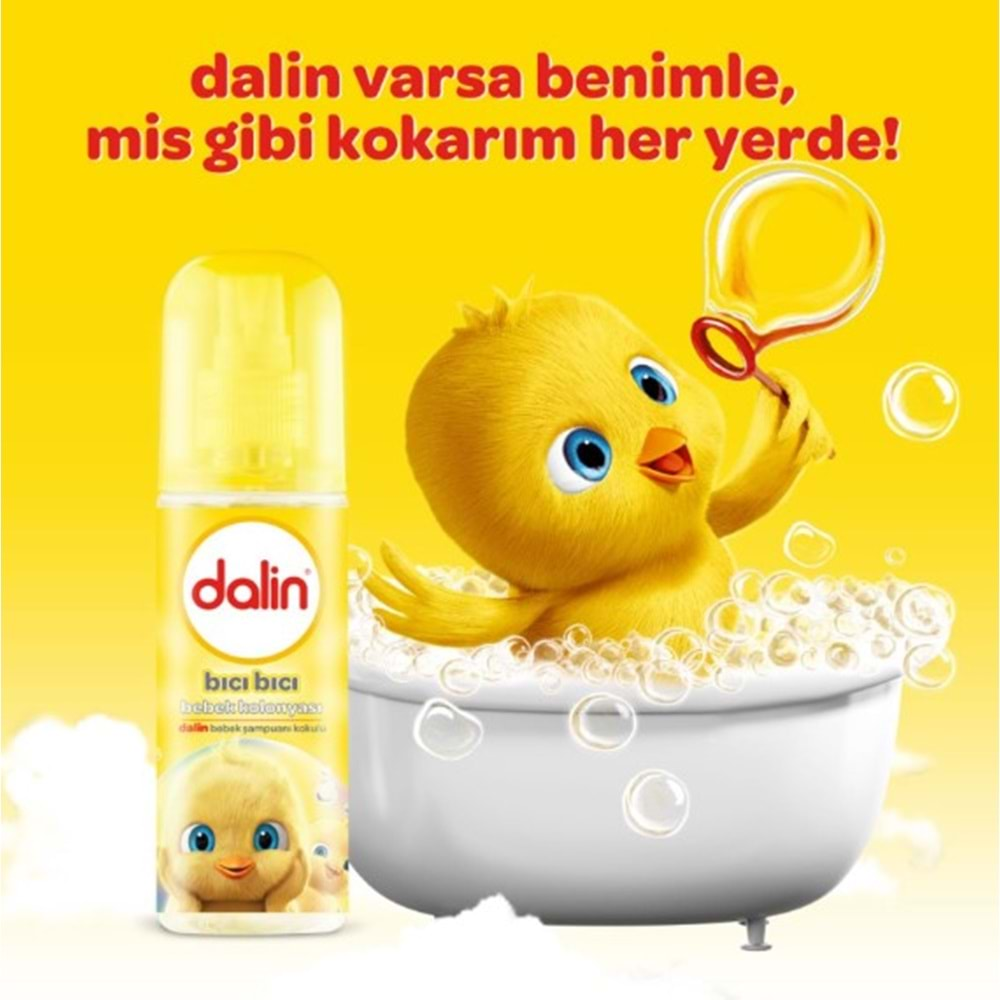 DALİN SPREYLİ BEBEK KOLONYASI BICI BICI 150 ML