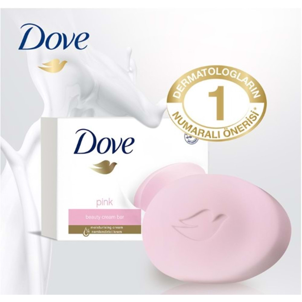 DOVE PİNK (PEMBE) 90 G SABUN YUMUŞAK VE PÜRÜZSÜZ BİR CİLT İÇİN