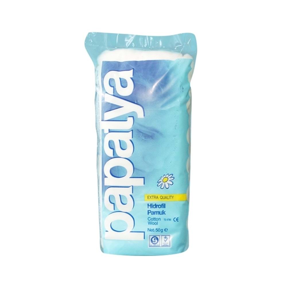 PAPATYA HİDROFİL PAMUK 50 GR