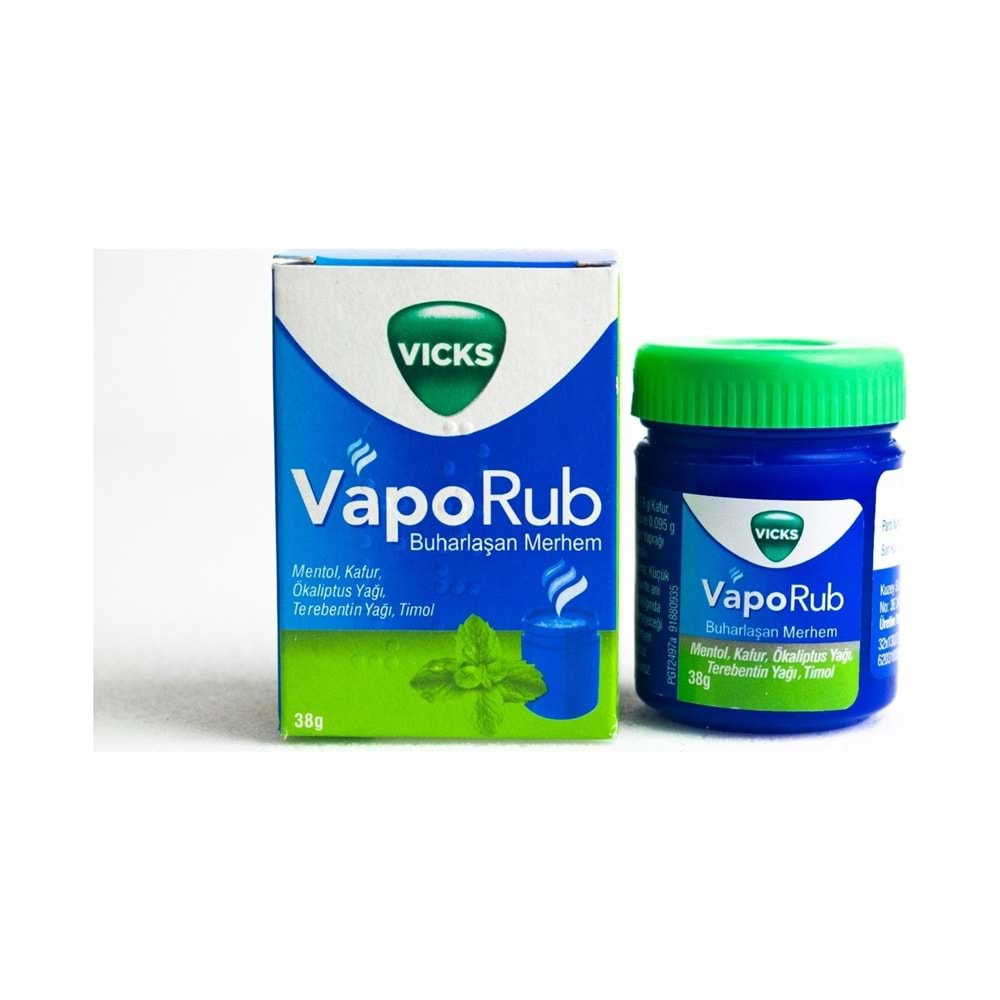 VICKS VAPORUB BUHARLAŞAN MERHEM 38 G