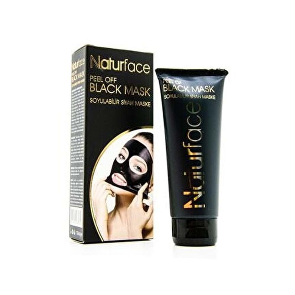 NATURFACE SOYULABİLİR SİYAH MASKE 100 ML