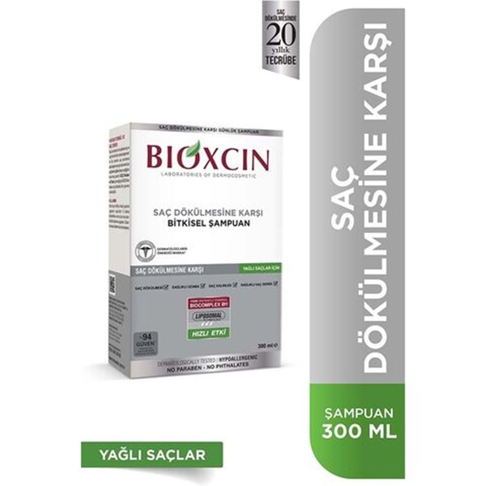 BİOXCİN GENESİS DÖKÜLME KARŞITI 300 ML ŞAMPUAN YAĞLI SAÇLAR İÇİN