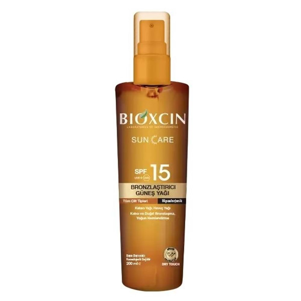 BİOXCİN SUN CARE BRONZLAŞTIRICI GÜNEŞ YAĞI SPF 15+ 200 ML