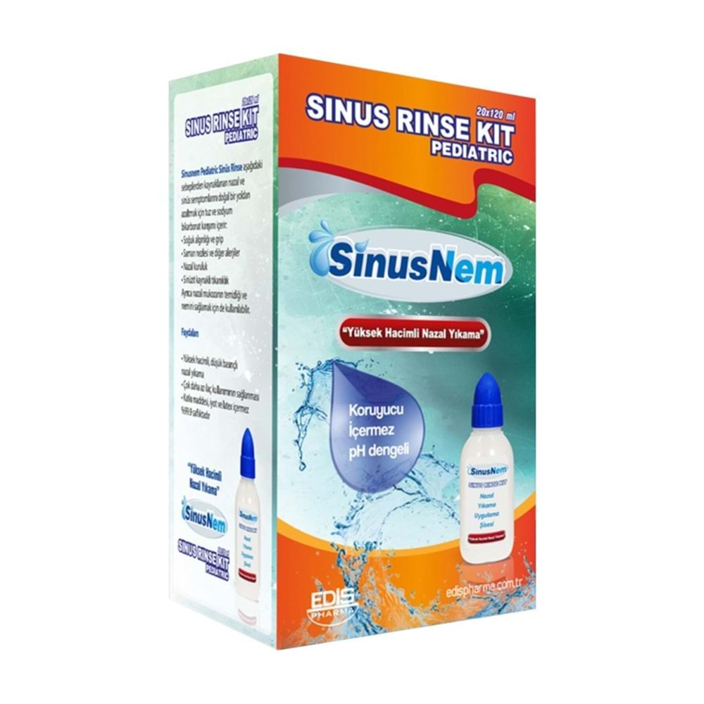 SİNUS RINSE SINUSNEM BURUN TEMİZLEME KİTİ ÇOCUK