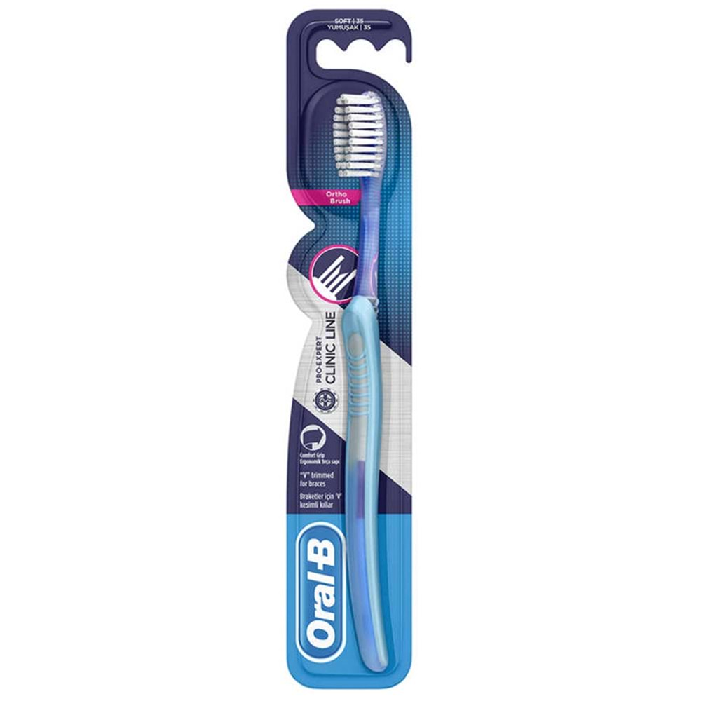 ORAL-B DİŞ FIRÇASI CLİNİC LİNE PRO-FLEX ORTHOBRUSH