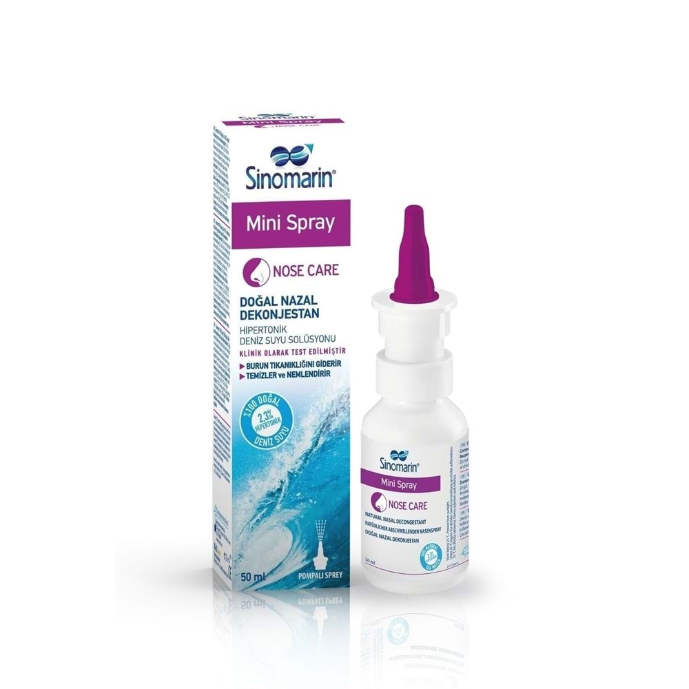 SİNOMARİN MİNİ DENİZ SUYU SPREYİ 50 ML