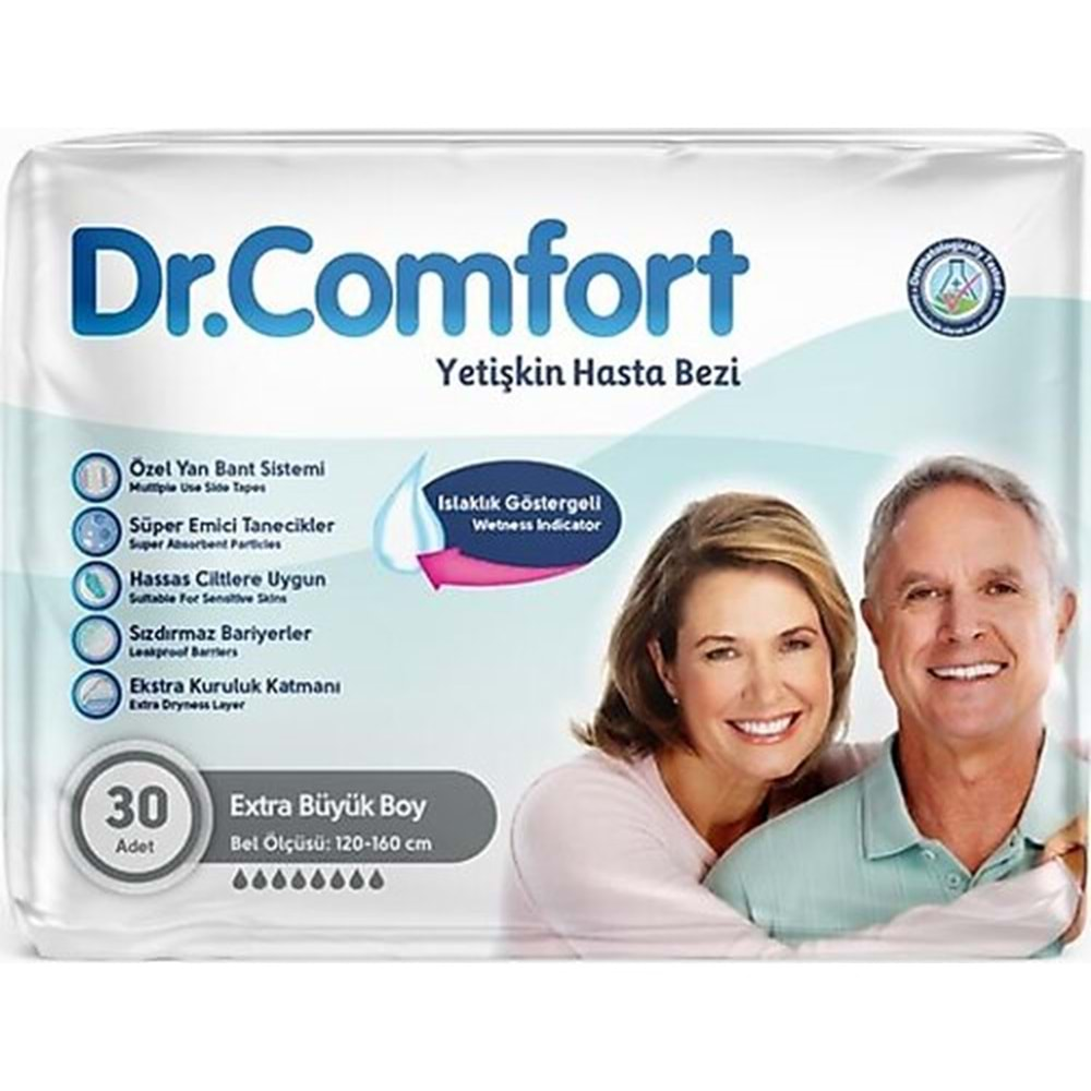 DR.COMFORT BEL BANTLI HASTA BEZİ 30 LU XL BEDEN