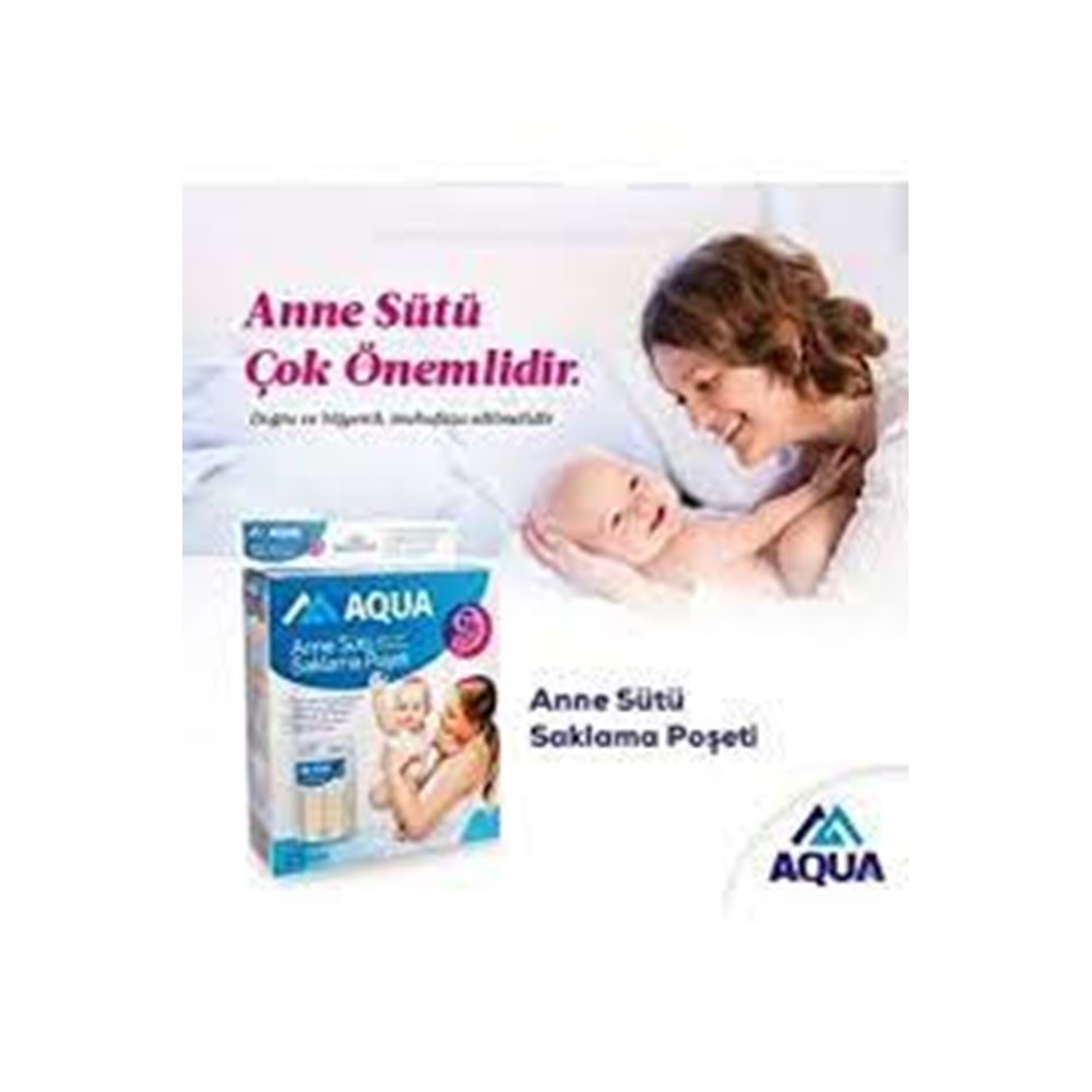 AQUA SÜT SAKLAMA POŞETİ STERİL 20 Lİ