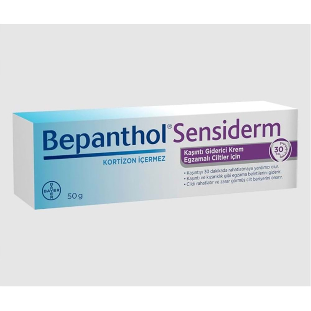 BEPANTHOL SENSİDERM KAŞINTI GİDERİCİ KREM 50 GR