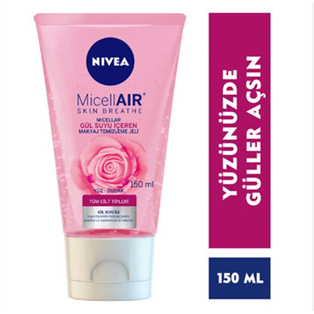 NİVEA MİCELLAR MAKYAJ TEMİZLEME JELİ GÜLLÜ 150 ML