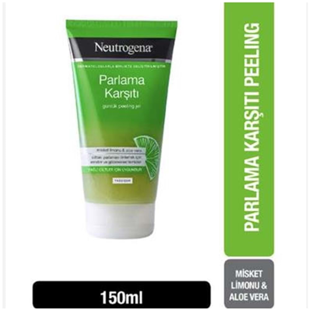 NEUTROGENA PARLAMA KARŞITI GÜNLÜJ PEELİNG JEL 150 ML