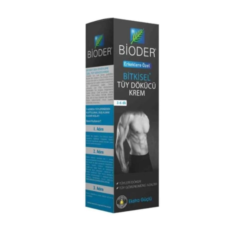 BİODER ERKEKLERE ÖZEL BİTKİSEL TÜY DÖKÜCÜ KREM 100 ML