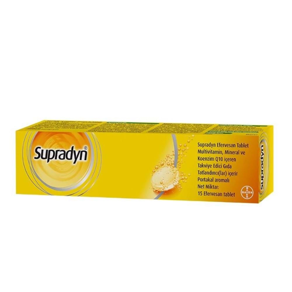 SUPRADYN DAILY Q10 KOENZİM 15 EFERVESAN TABLET