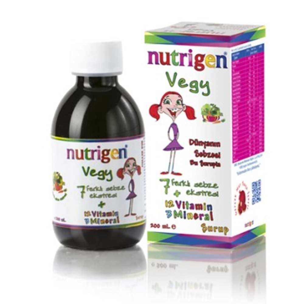 NUTRİGEN VEGY ŞURUP 200 ML