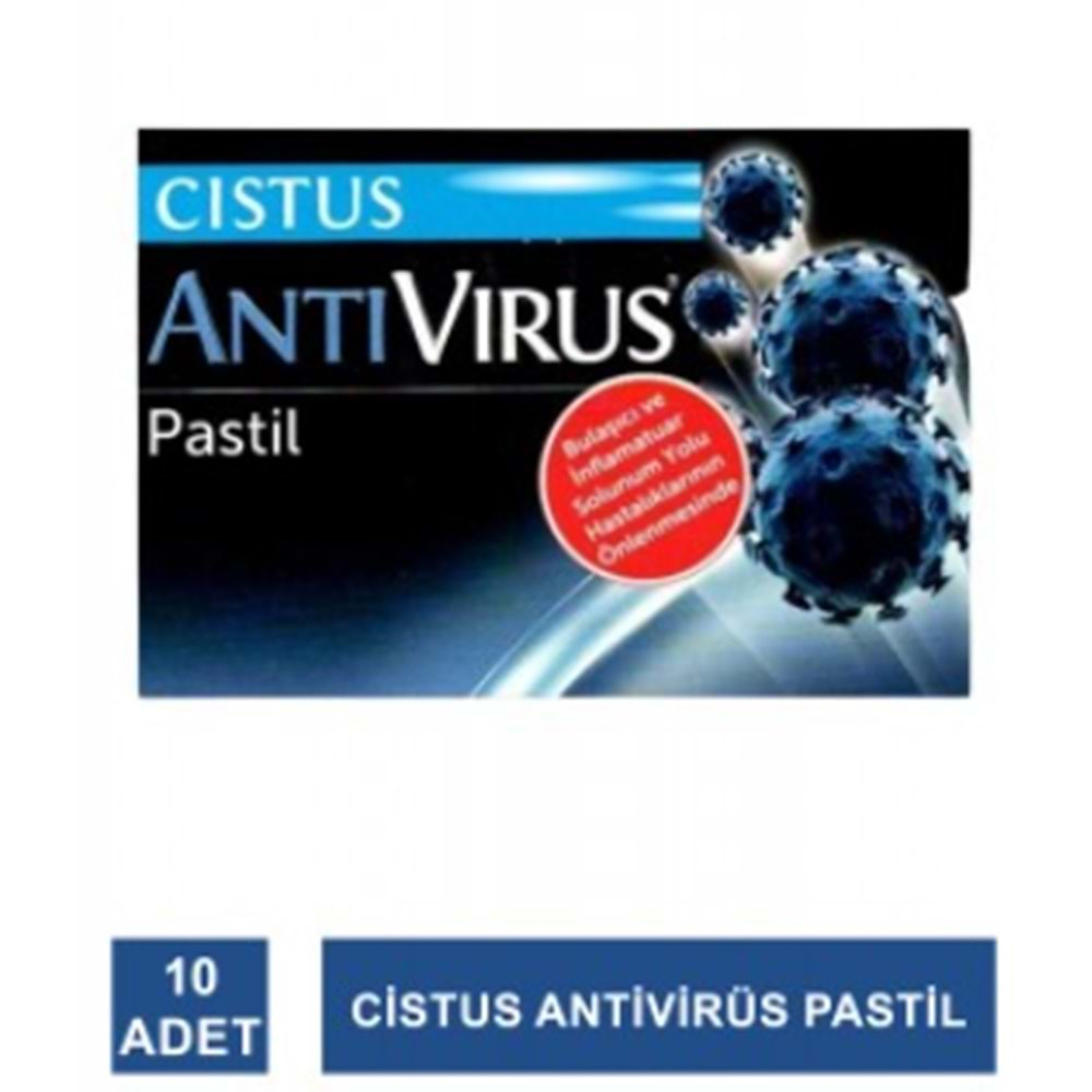 CİSTUS ANTİ VÜRÜS PASTİL 10 LU