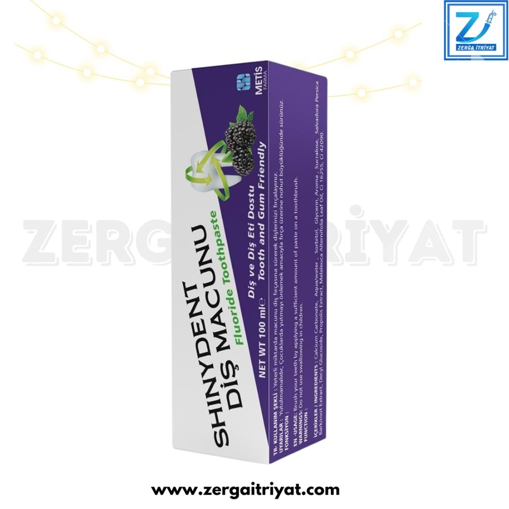 SHİNYDENT DOĞAL DİŞ MACUNU 100 ML ( YERLİ ÜRETİM )