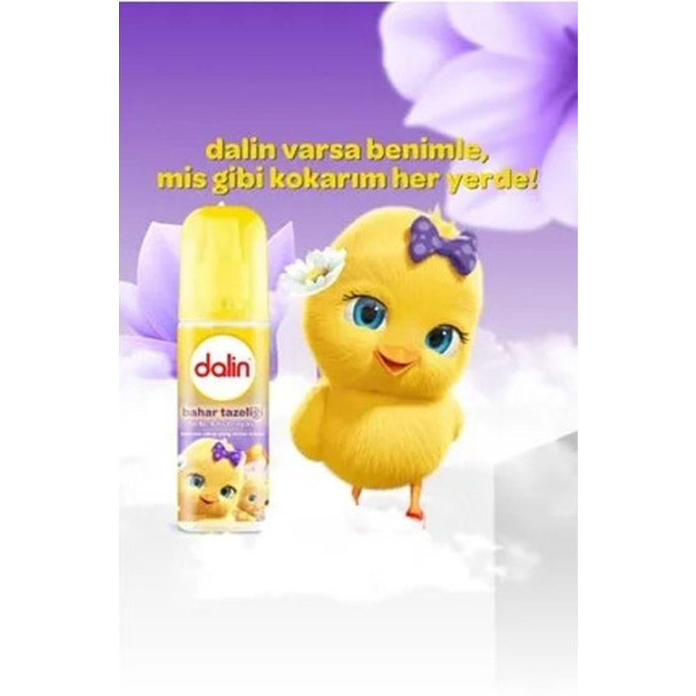 DALİN SPREYLİ BEBEK KOLONYASI BAHAR TAZELİĞİ 150 ML