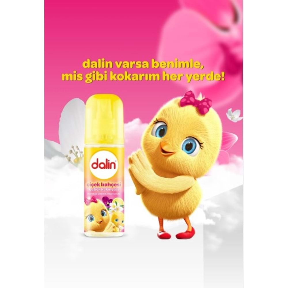 DALİN SPREYLİ BEBEK KOLONYASI ÇİÇEK BAHÇESİ 150 ML