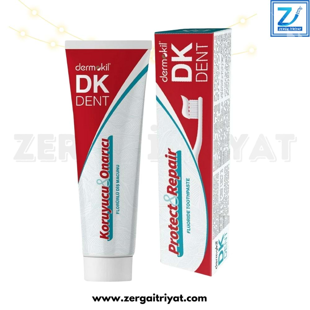 DK DENT DİŞ MACUNU FLORÜRLÜ 100 ML