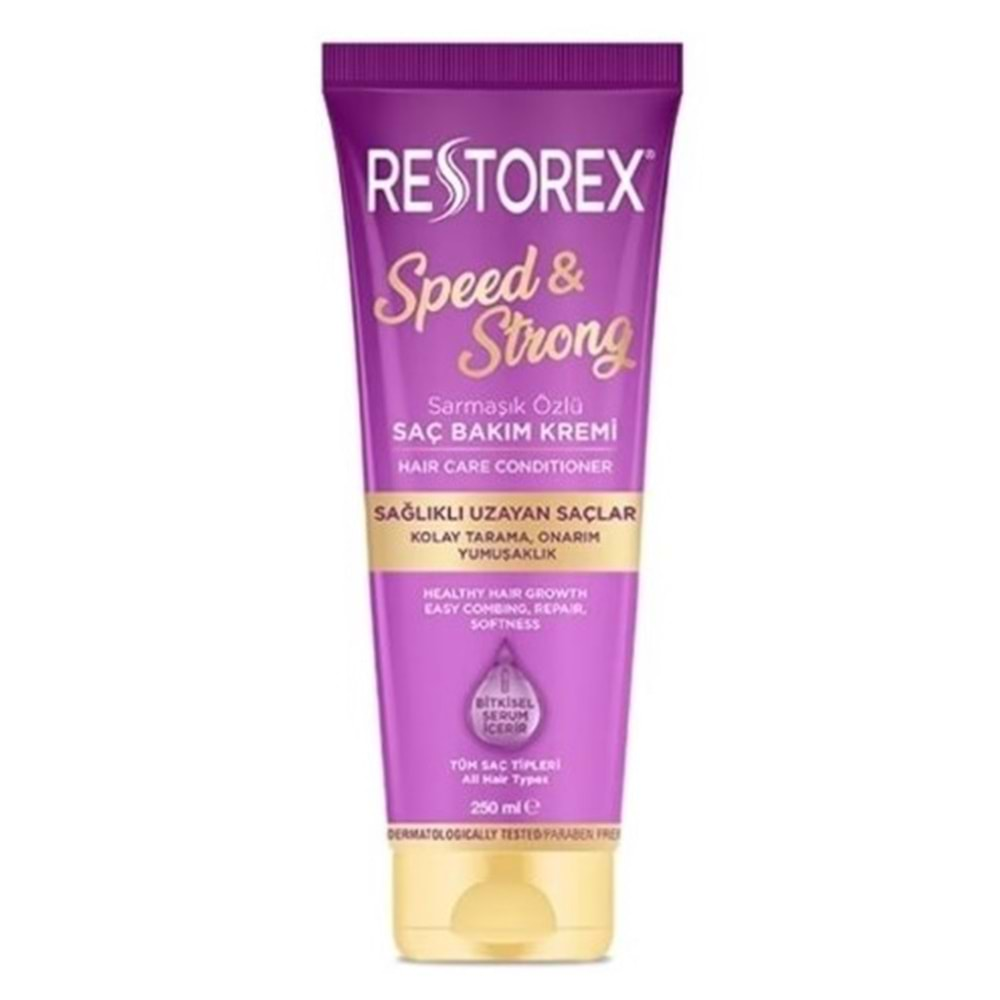 RESTOREX SAÇ BAKIM KREMİ 250 ML TÜP SPEED&STRONG