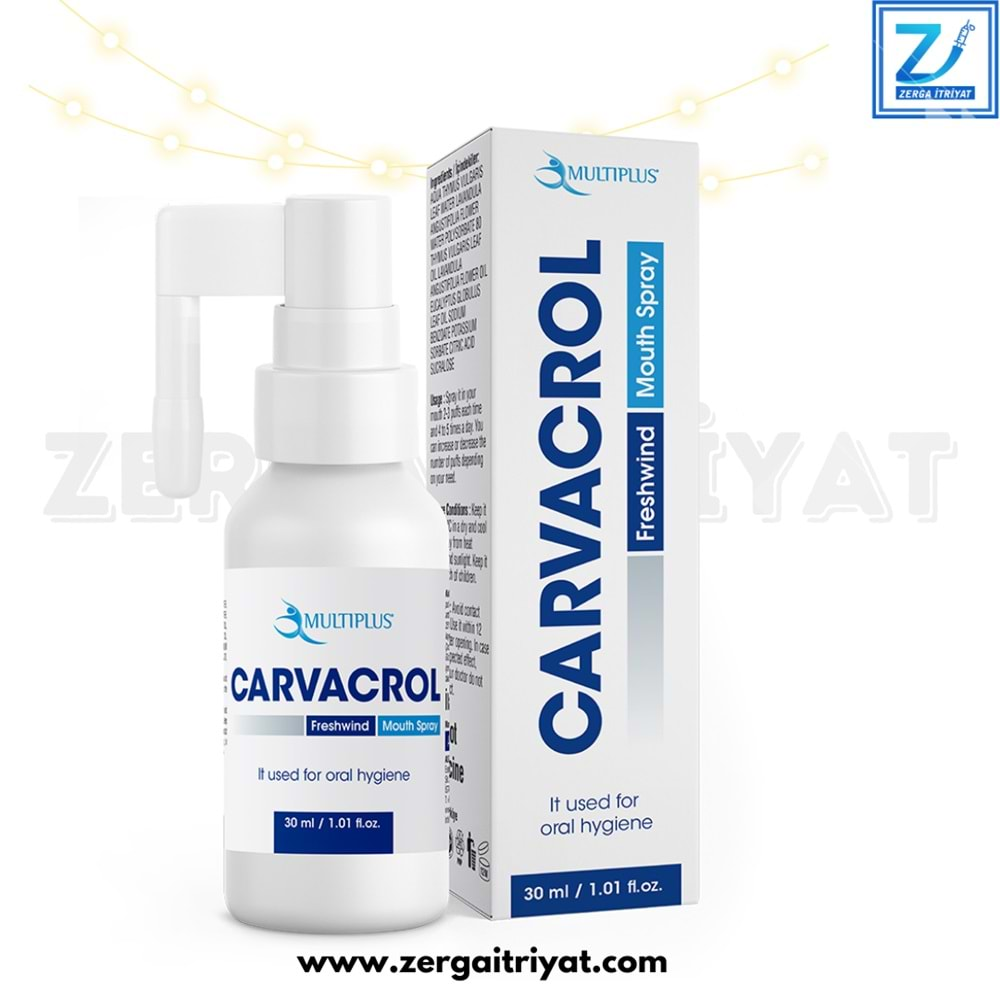 MULTİPLUS CARVACROL AĞIZ BAKIM SPREYİ 30 ML