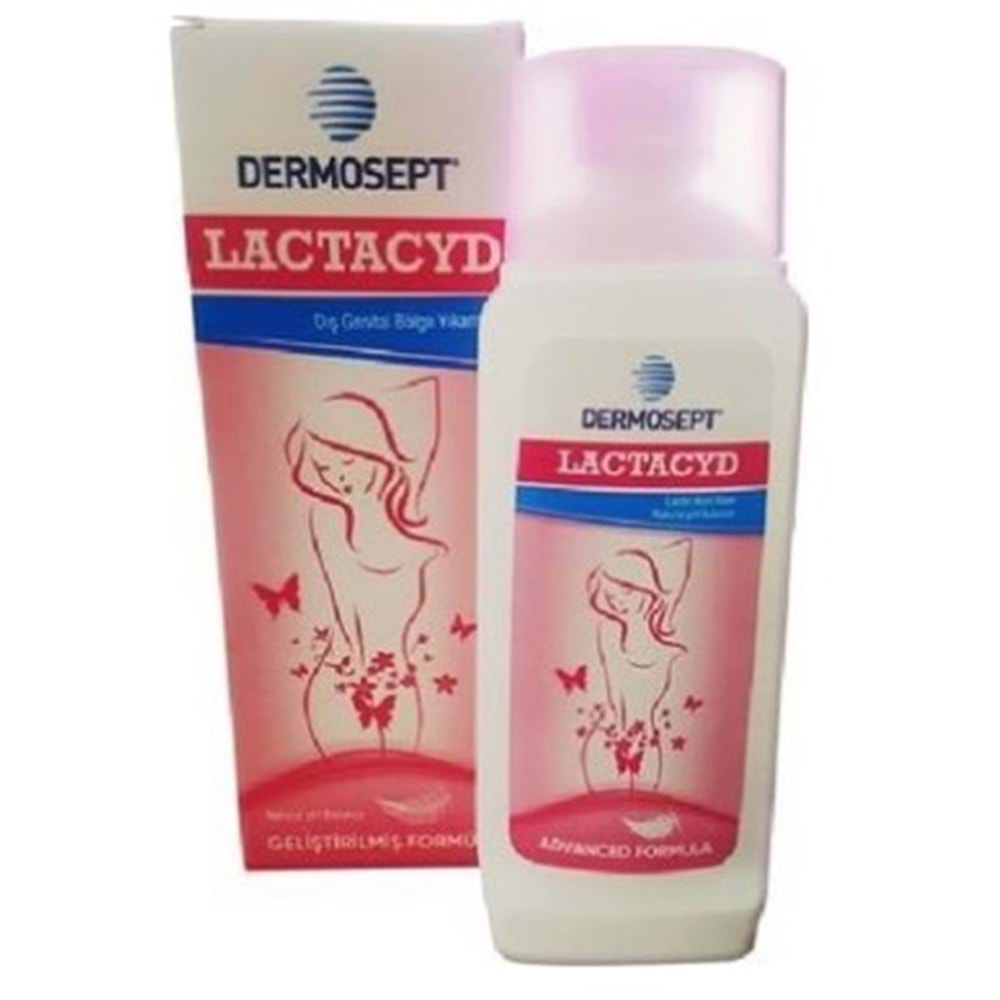 DERMOSEPT GENİTAL BÖLGE DIŞ YIKAMA JELİ 300 ML LACTACYD ( İNTİM YIKAMA )