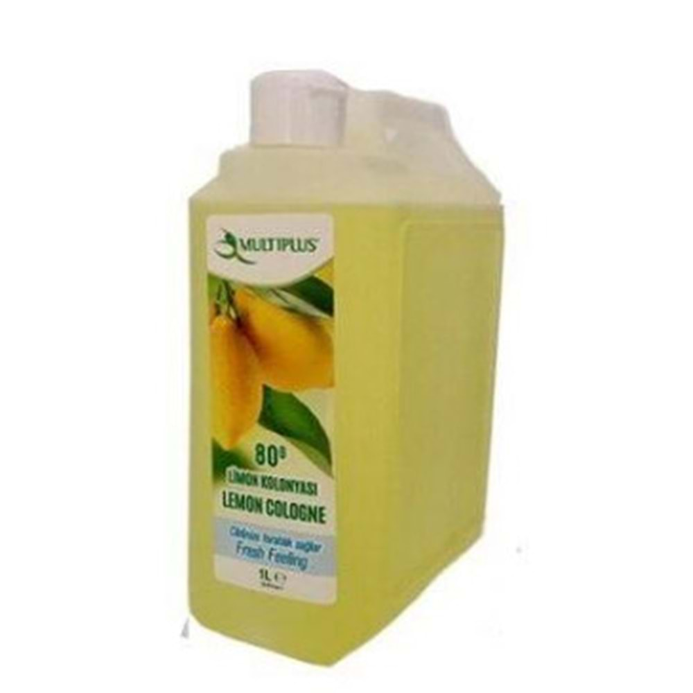 MULTİPLUS LİMON KOLONYASI 1000 ML POMPALI