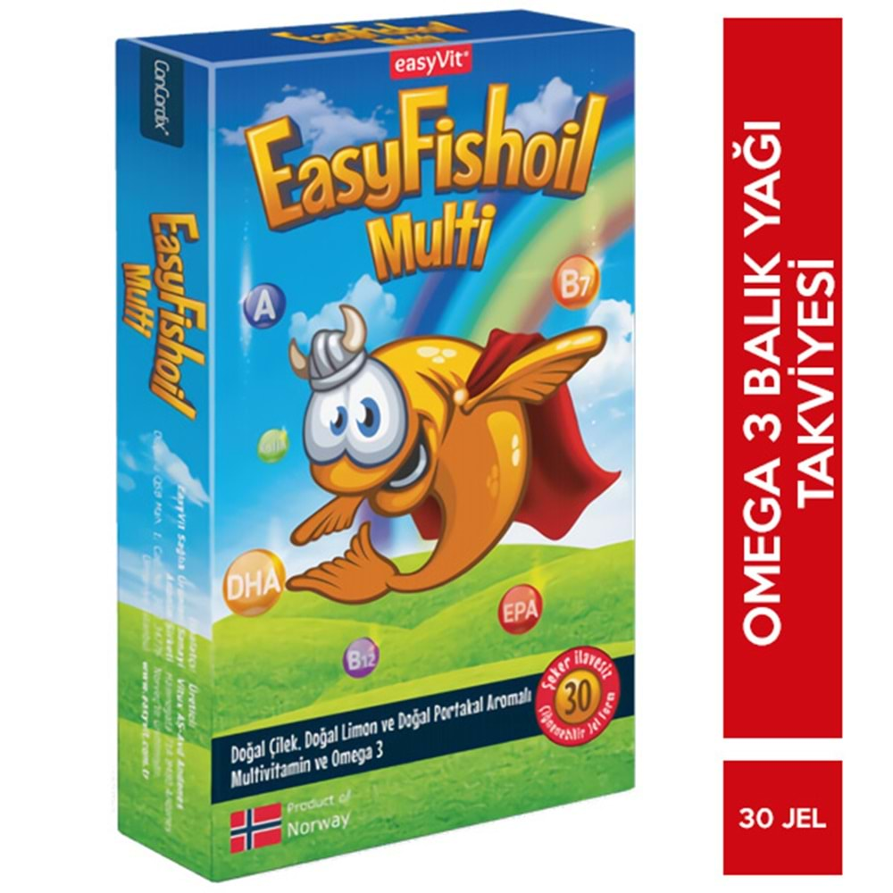 EASYFİSHOİL MULTİ OMEGA 3 JEL 30 TABLET