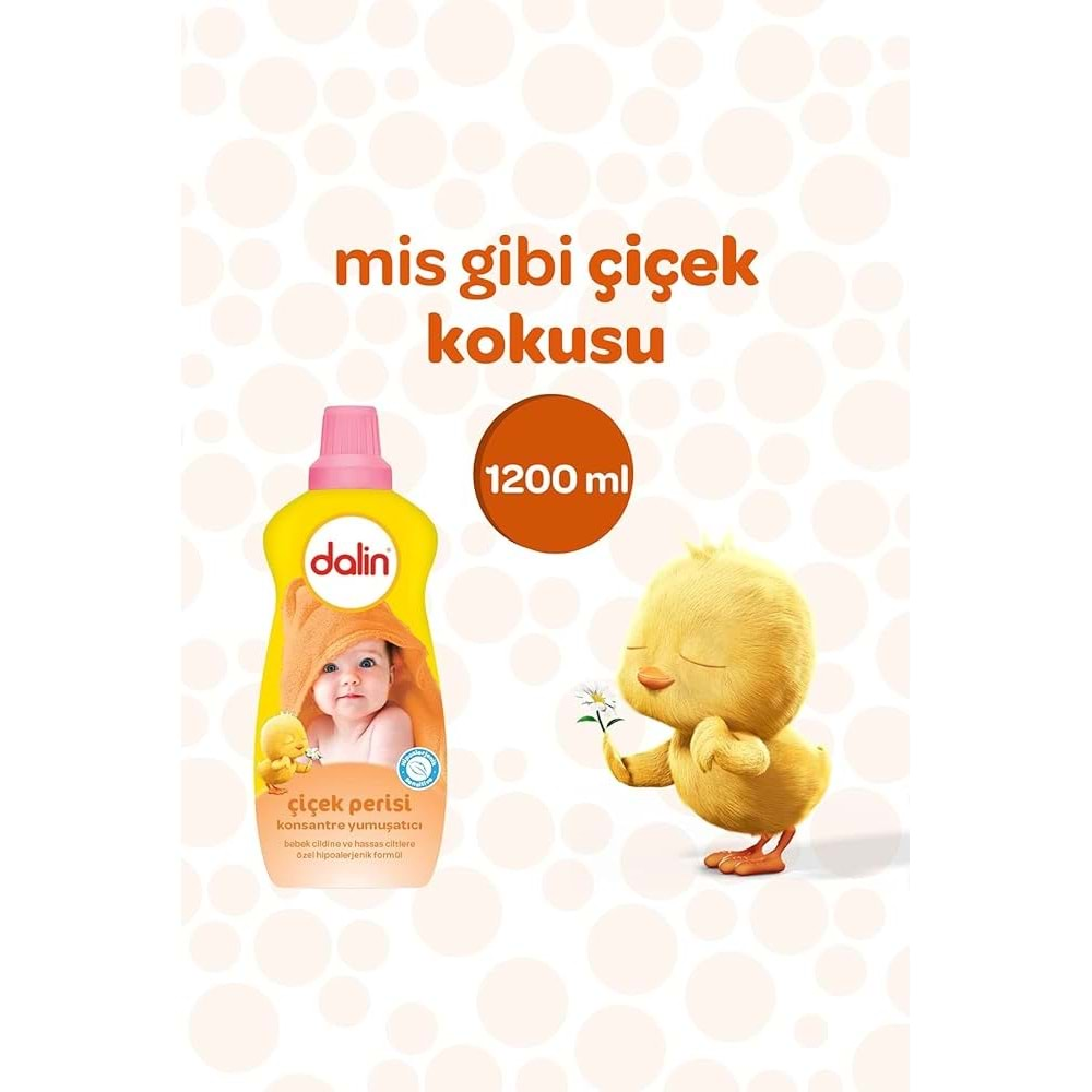 DALİN ÇAMAŞIR YUMUŞATICISI KONSANTRE ÇİÇEK PERİSİ 1200 ML