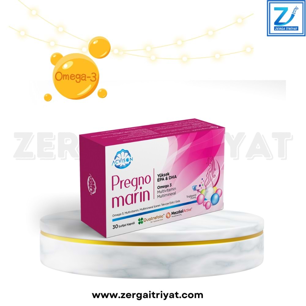 PREGNOMARİN OMEGA 3 30 TABLET