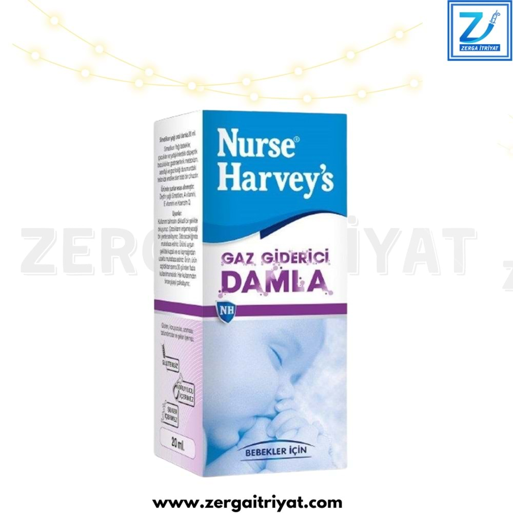 NURSE HARVEYS GAZ GİDERİCİ DAMLA 20 ML