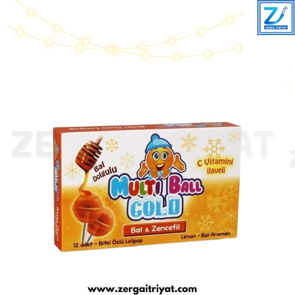 MULTİBALL COLD PST.BALİ+ZENCEFİL LOLİPOP