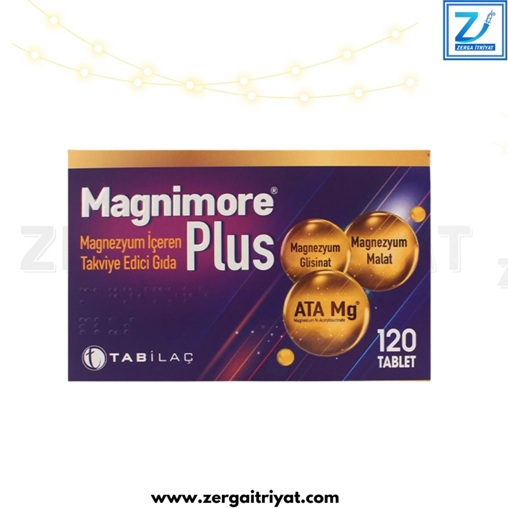 MAGNİMORE PLUS 120 TABLET