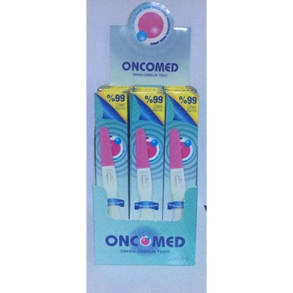 ONCOMED ERKEN GEBELİK TESTİ 30 LU STAND