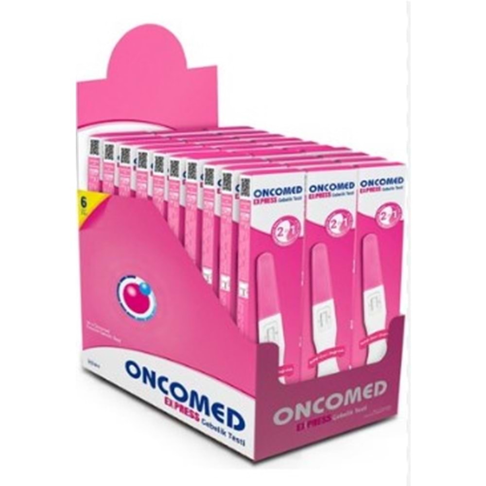 ONCOMED EXPRESS ( HIZLI ) ERKEN GEBELİK TESTİ 30 LU STAND