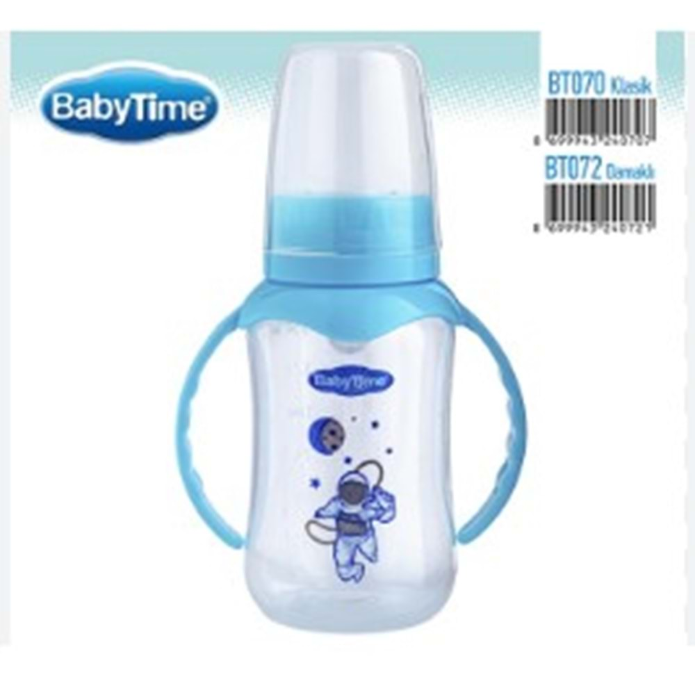 BABY TİME KİRAZ UCLU KULPLU BİBERON 150 ML BT070