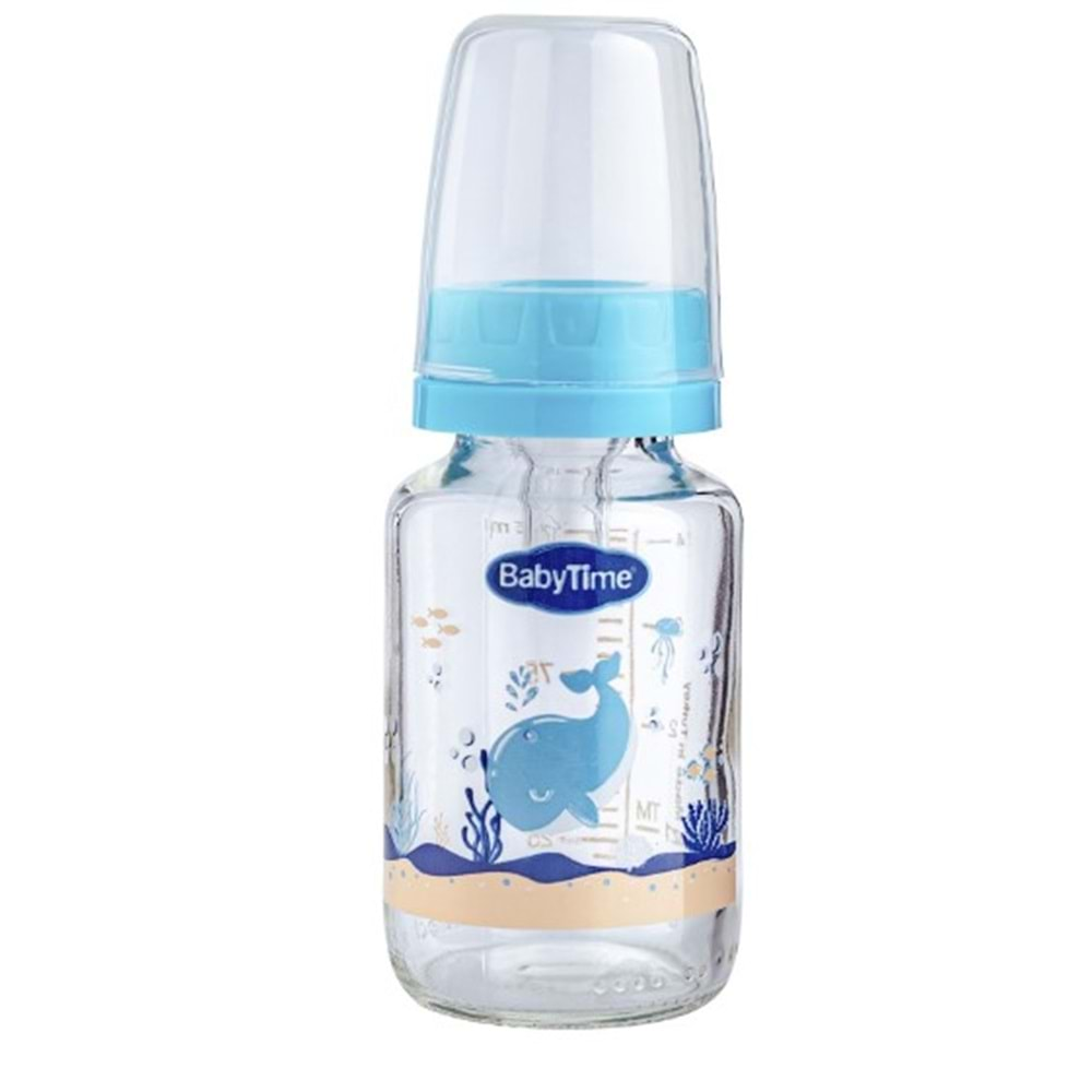 BABY TİME KİRAZ UCLU CAM BİBERON 125 ML BT074