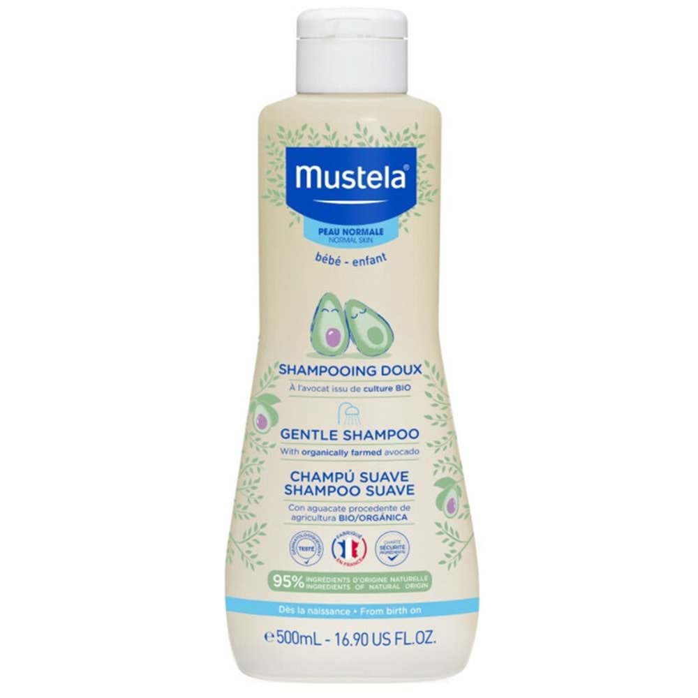 MUSTELA GENTLE PAPATYA ÖZLÜ GÖZ YAKMAYAN BEBEK ŞAMPUANI 200 ML