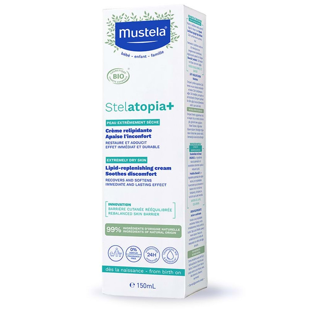 MUSTELA STELATOPİA + LİPİD REPLENİSHİNG 150 ML ( NEMLENDİRİCİ KREM )