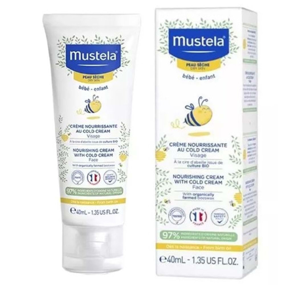 MUSTELA COLD CREAM NUTRİ PROTECTİVE KORUYUCU YÜZ BAKIM KREMİ 40 ML