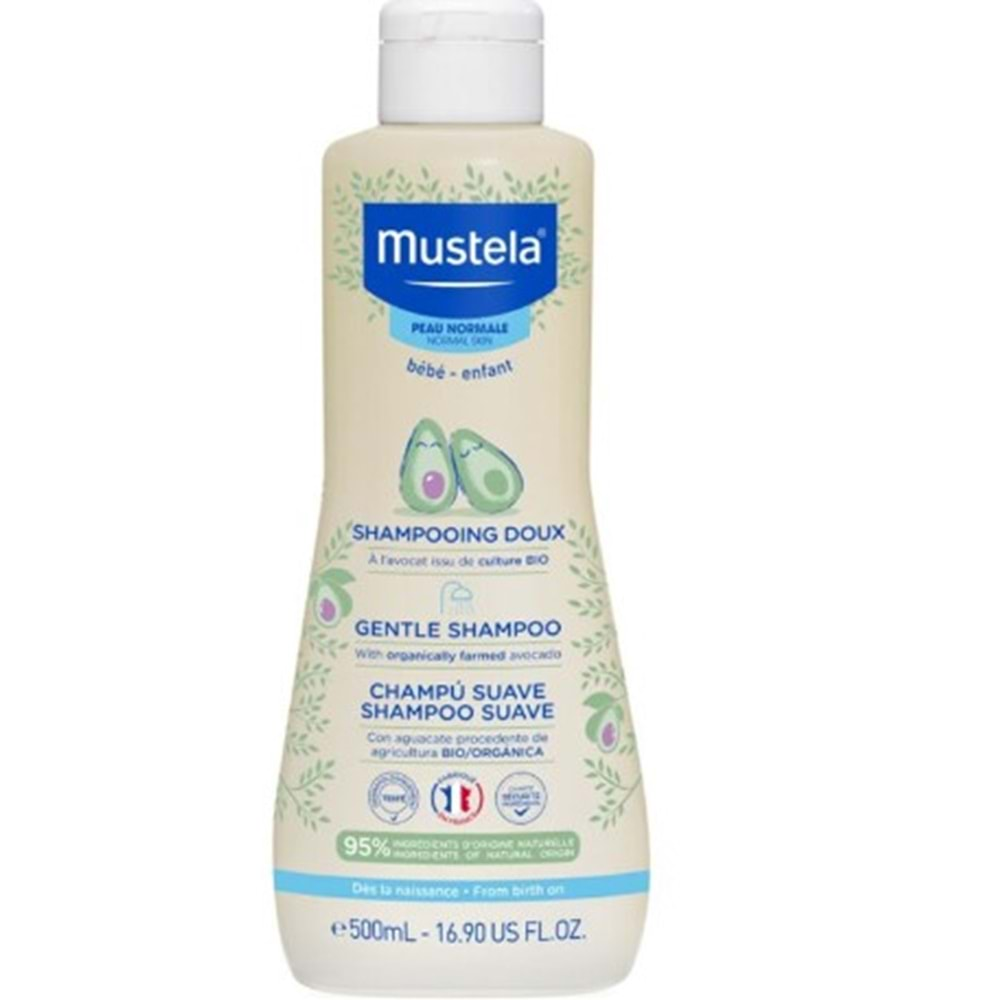 MUSTELA GENTLE PAPATYA ÖZLÜ BEBEK ŞAMPUANI 500 ML