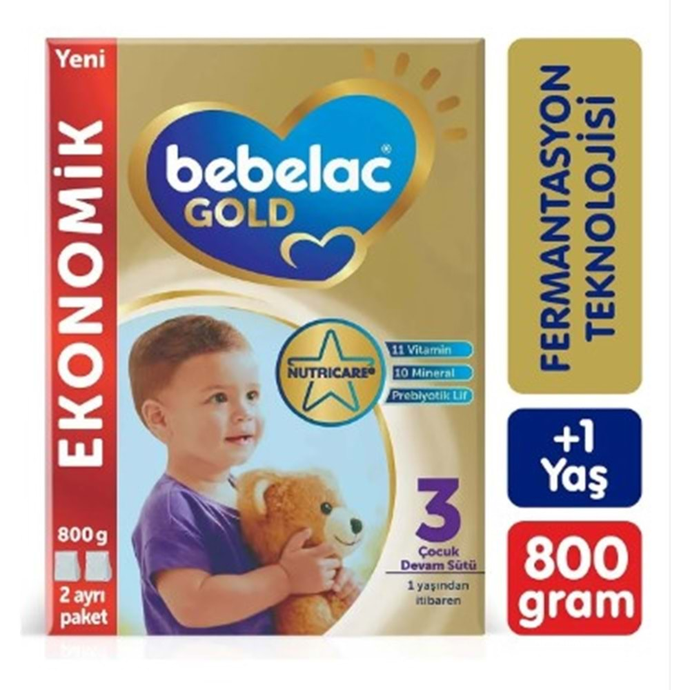 BEBELAC GOLD MAMA BEBEK SÜTÜ +18 800 GR NO : 3