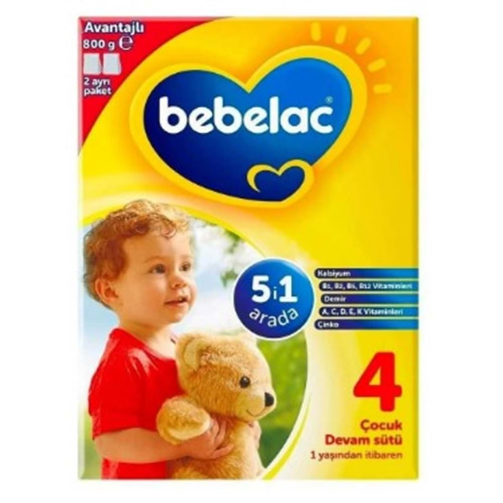 BEBELAC MAMA DEVAM SÜTÜ +18 800 GR NO : 4