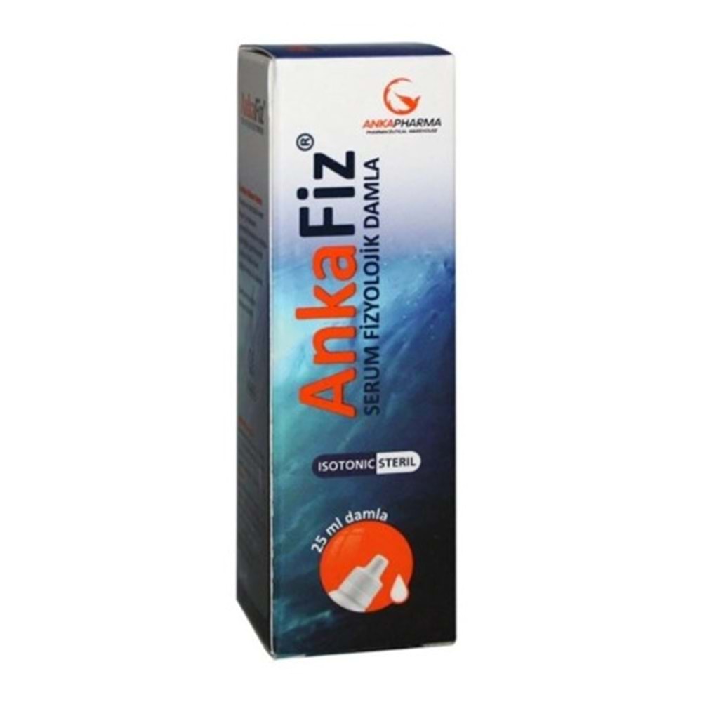 ANKAFİZ SERUM FİZYOLOJİK BURUN DAMLASI 25 ML