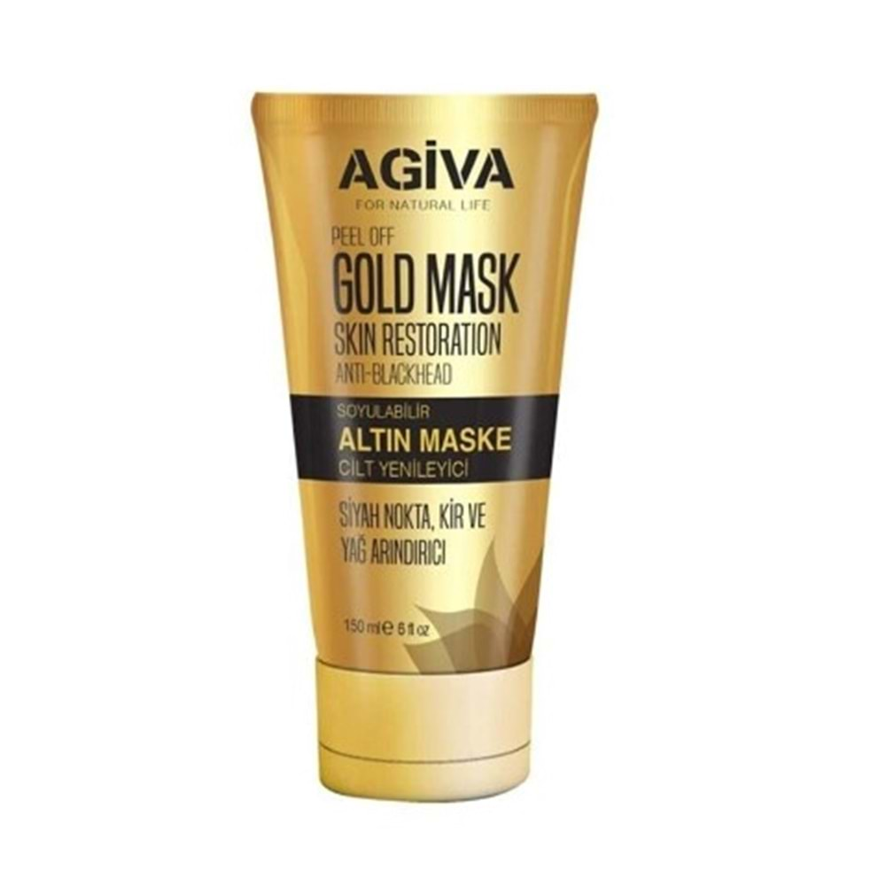 AGİVA SOYULABİLİR GOLD MASKE