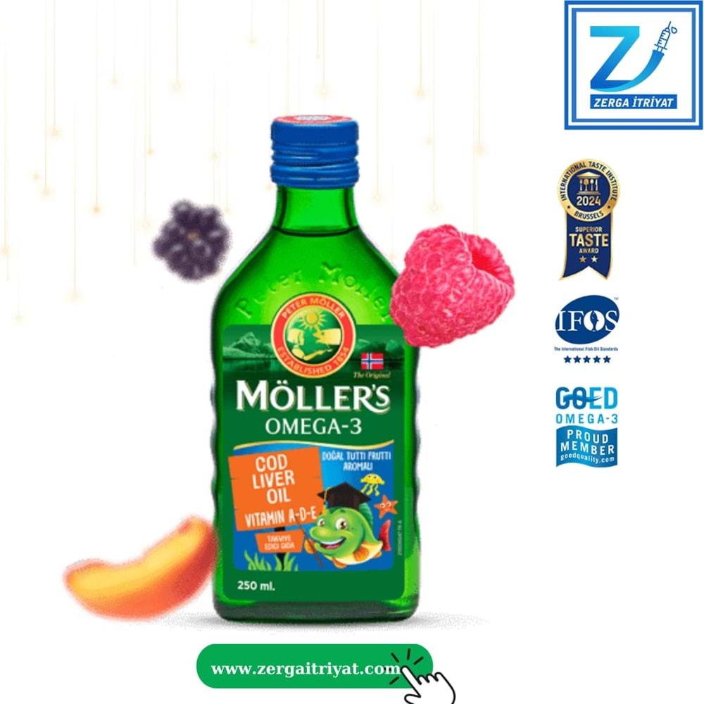 MÖLLER'S OMEGA-3 TUTTİ FRUTTİ 250 ML